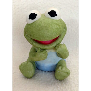 1983 Vintage Enesco Muppet Babies Kermit Porcelain/Ceramic Figurine